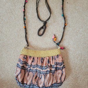 Boho style crossbody bag